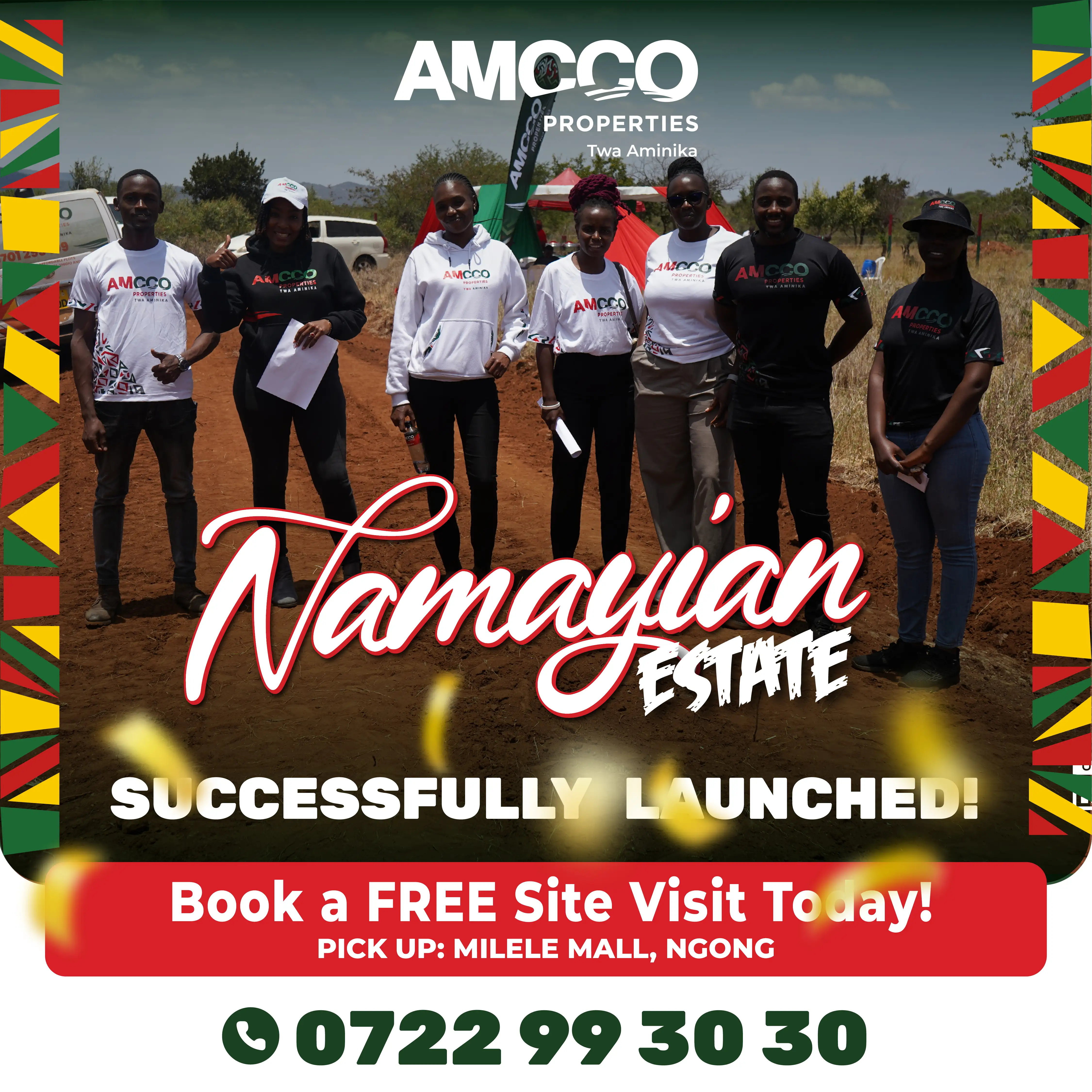 Namayian Estate Launch Success: Only 6 Plots Left in Ngong